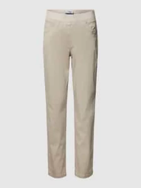 Spodnie o kroju slim fit z elastycznym pasem z logo model ‘Pamina Fun’ Raphaela By Brax