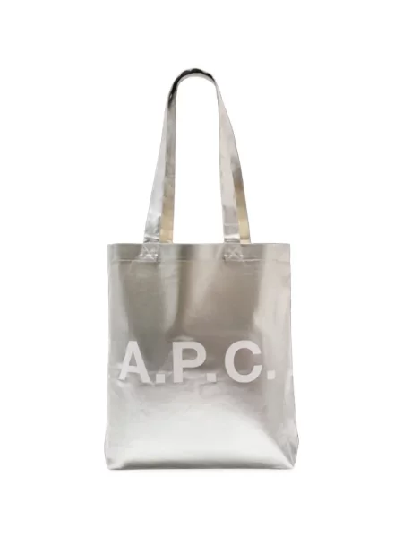 Geantă shopper A.p.c. cu imagine