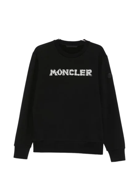 Hanorac Moncler cu broderie negru
