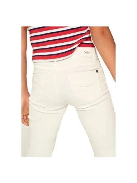 Blugi copii Pepe Jeans alb