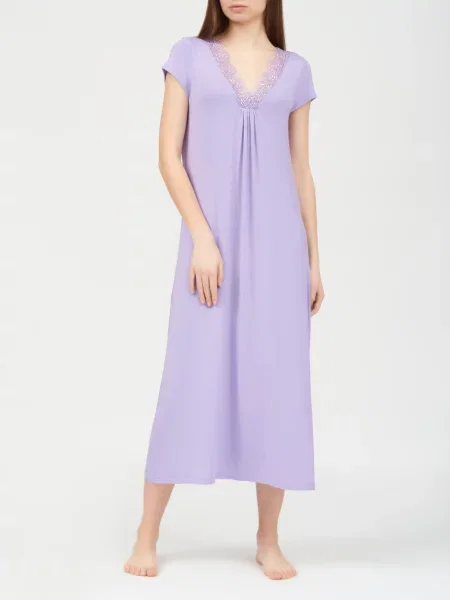 Нічна сорочка Nora Rose фіолетова