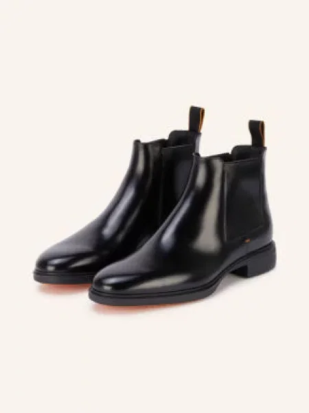 Santoni Chelsea Boots Easy černá