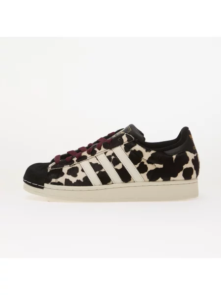 Sneakers adidas Superstar II Core Black/ Off White/ Maroon EUR 42 biela