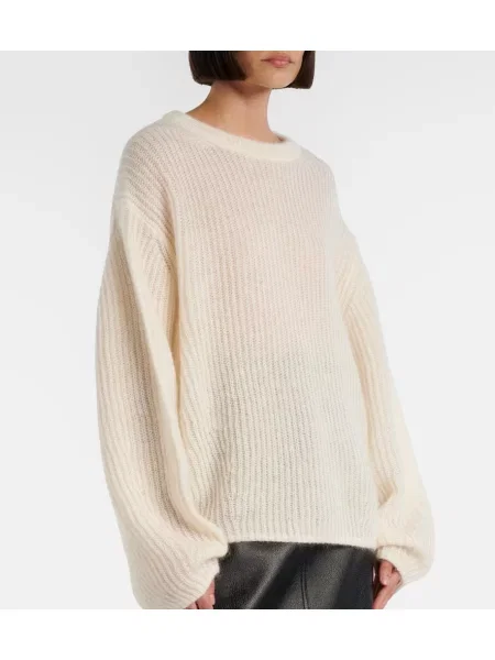 Pulover Toteme de mohair alb