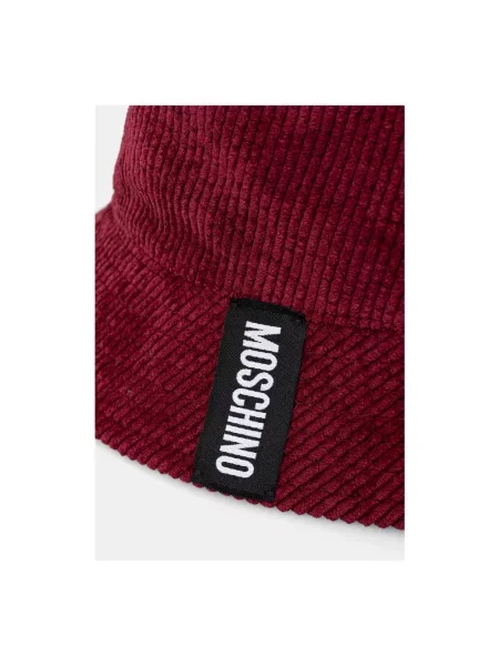 Moschino kapelusz bucket czerwony