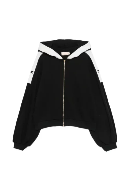 Bluza z kapturem dziecięca Elisabetta Franchi czarna
