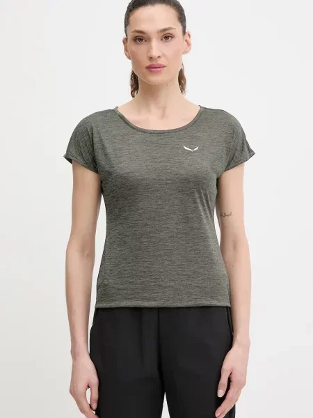 Salewa t-shirt sportowy Puez Melange zielona