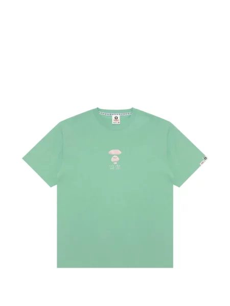 Tricou grafic Aape By A Bathing Ape cu imagine verde