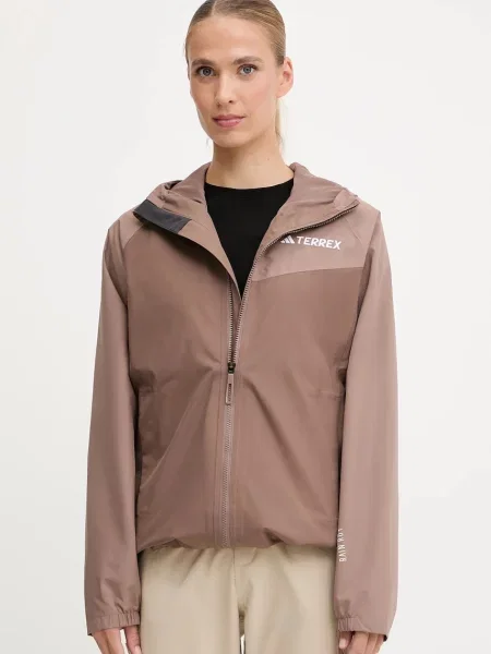 Adidas Geacă de ploaie Terrex Multi 2L RAIN.RDY bej