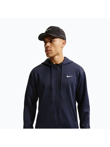 Мъжки суитшърт за тренировка Nike Hyverse Dri-Fit Full Zip Hoodie синьо