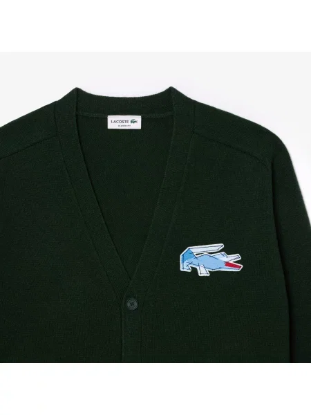 Кардиган Lacoste зеленый