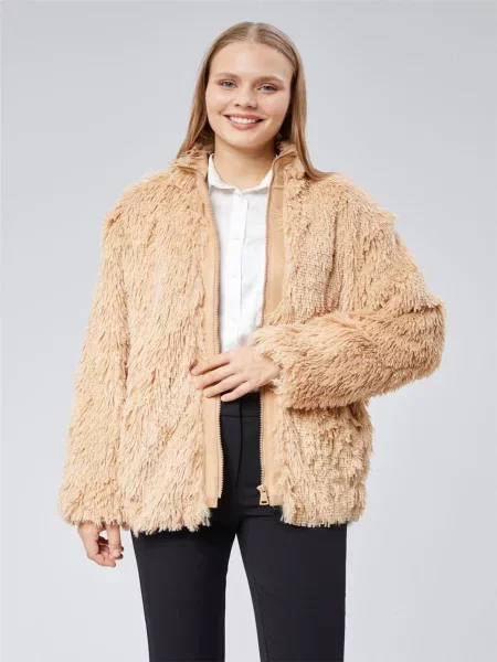HOME STORE Zimní bunda velbloudí