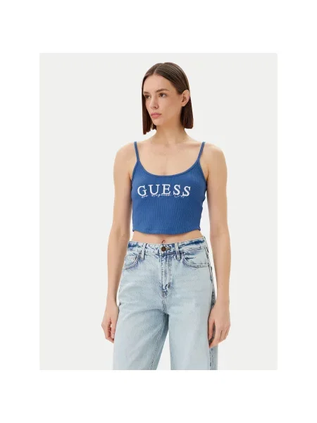 Guess Marškinėliai mėlyna