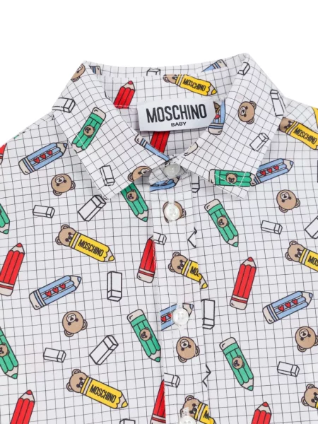 Koszula dziecięca Moschino szara