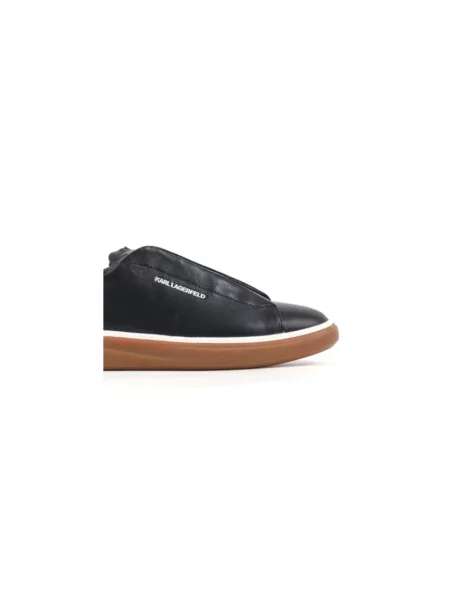 Sneakersy Karl Lagerfeld skórzane czarne