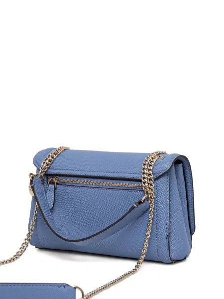 Τσάντα Guess με αυτόγραφο μπλε