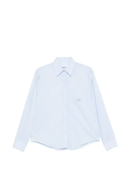 Haftowana koszula Mvp Wardrobe niebieska