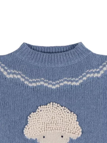 Sweter dziecięcy Donsje niebieski