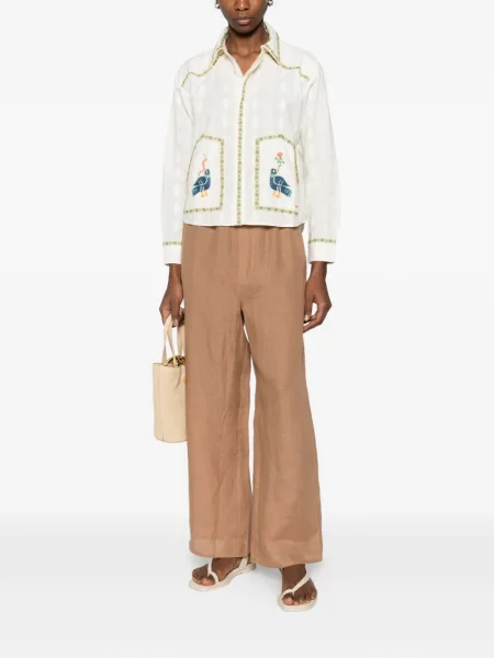 Pantaloni Baserange maro