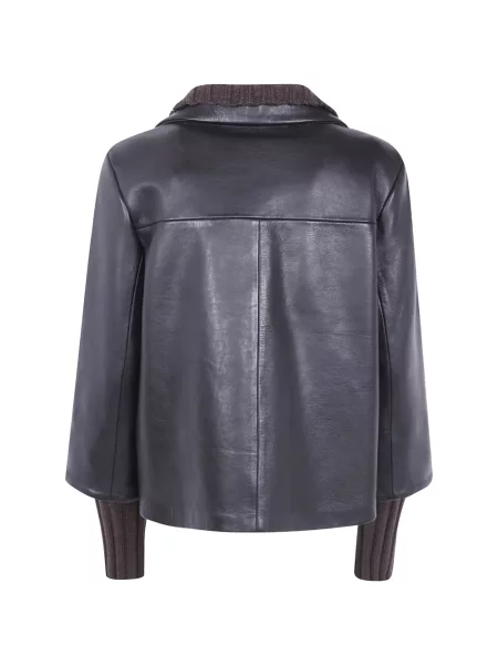 Odinė striukė The Jackie Leathers ruda