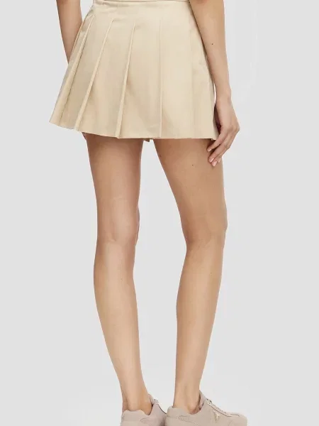 Юбка мини Guess бежевая