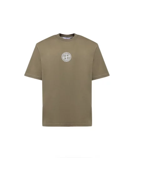 Koszulka Stone Island z kamieniami zielona