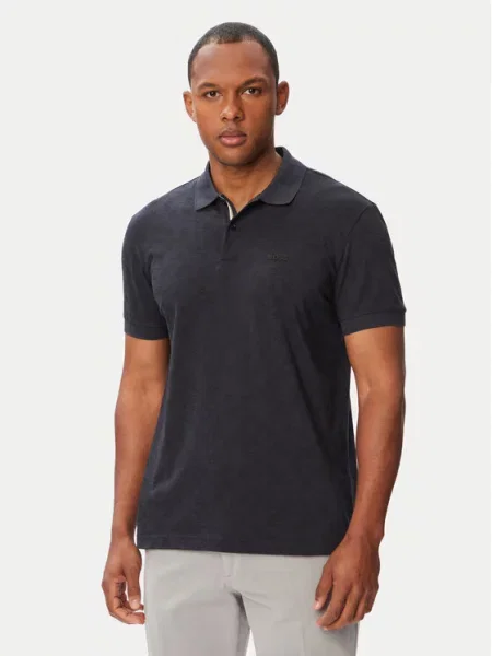 BOSS Polo Swing granatowy