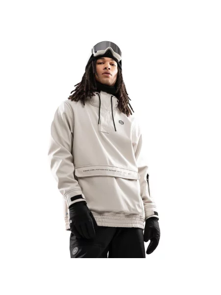 Kurtka snowboardowa Sporty zimowe Siroko W3 Haboob beżowa