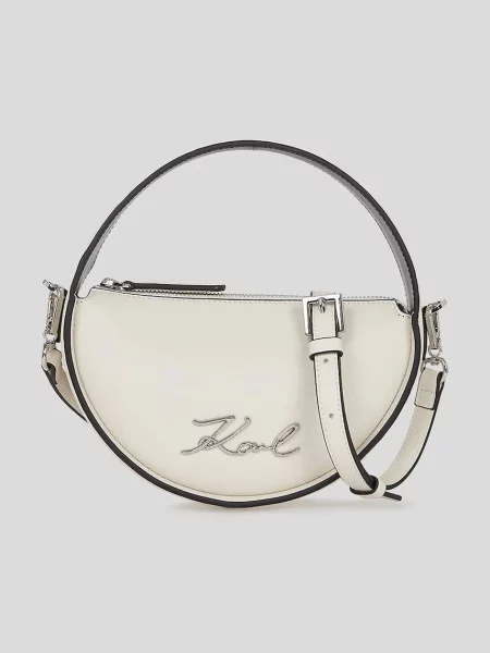 Шкіряна сумочка Karl Lagerfeld білий