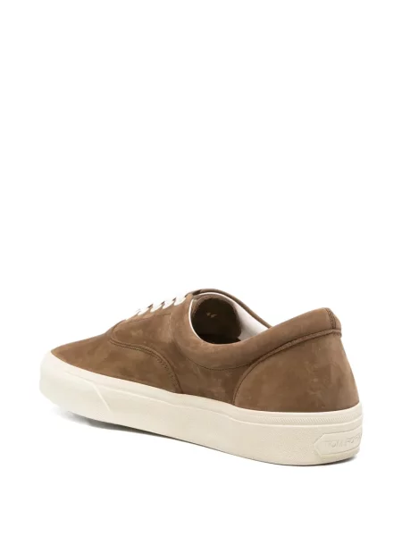 Sneakerși Tom Ford cu autograf maro