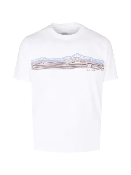 Tricou Pal Zileri cu imagine alb