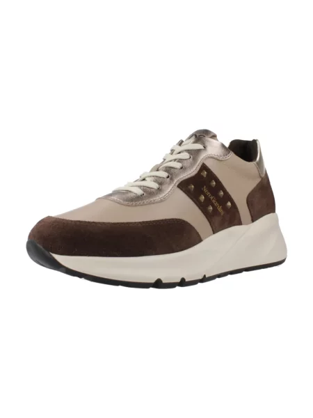 Sneakersy Nerogiardini brązowe