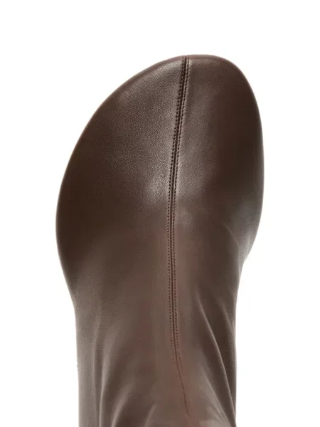 Cizme scurte Acne Studios din piele maro