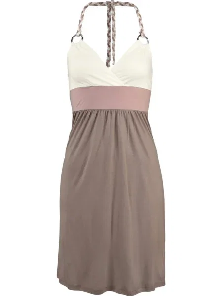 BEACH TIME Rochie de plaja crem / taupe / roz pal gri