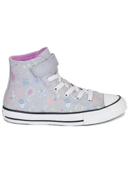 Členkové topánky Converse sivá
