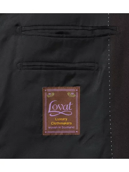 Costum Dries Van Noten de lână maro