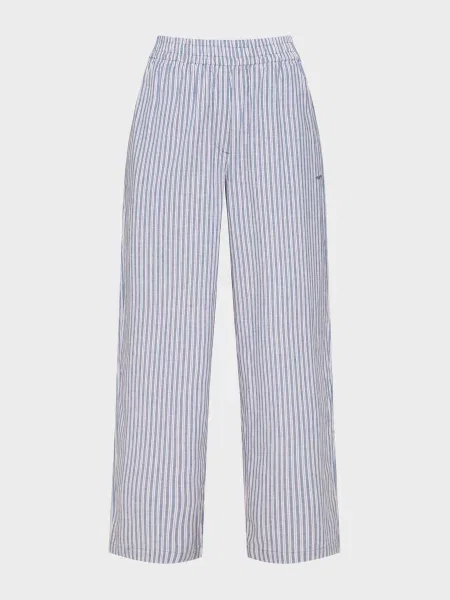 Повсякденні штани PRPY льон/бавовна синій