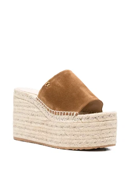 Espadrile Gianvito Rossi din piele de căprioară maro