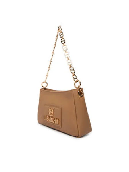 Táska LOVE MOSCHINO bézs