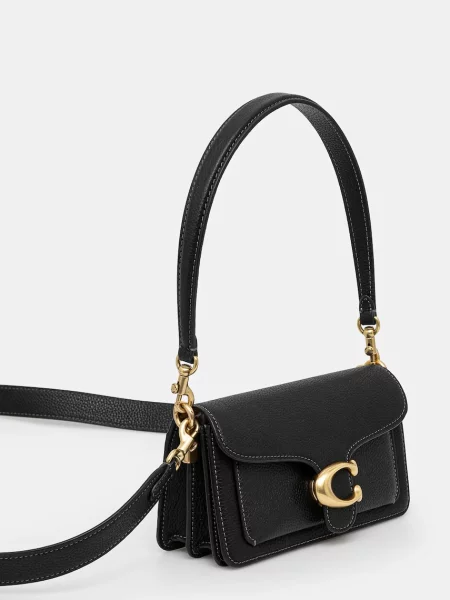 Coach De piele geantă pe umăr TABBY negru