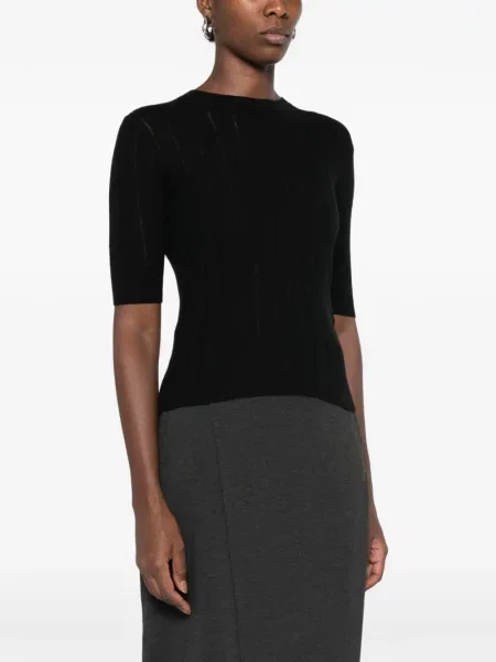 Scurt tricou Max Mara tricotate negru