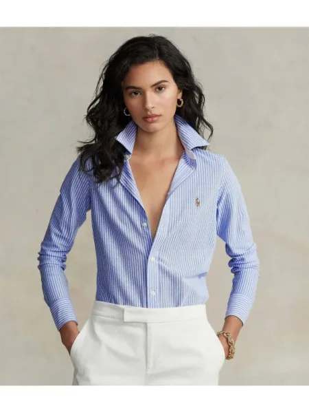 POLO RALPH LAUREN cămașă | Slim Fit albastru