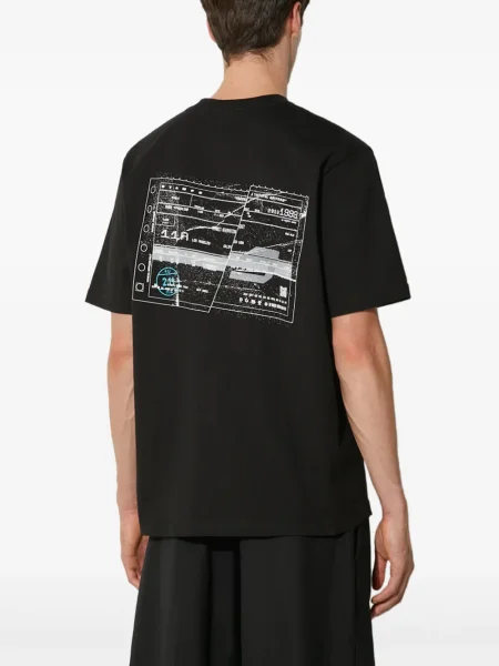 Tricou Stampd cu imagine negru