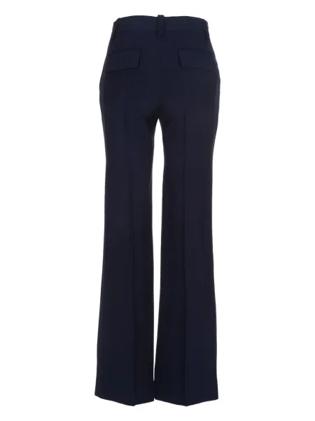 Pantaloni Victoria Beckham albastru