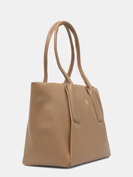 Tommy Hilfiger kabelka typu shopper dámska béžová