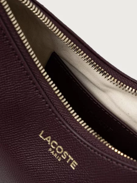 Кожаная сумка через плечо Lacoste