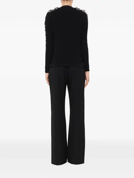 Geacă Lanvin cu franjuri negru
