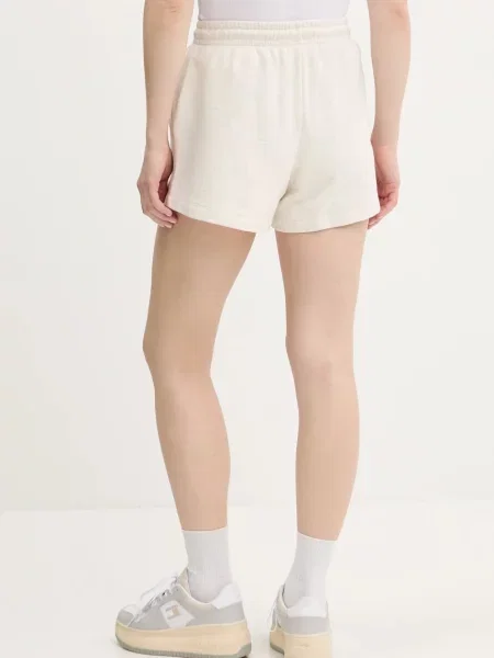 Šortky Tommy Jeans high waist béžová