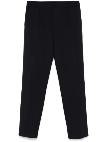 Pantaloni Fursac de lână albastru