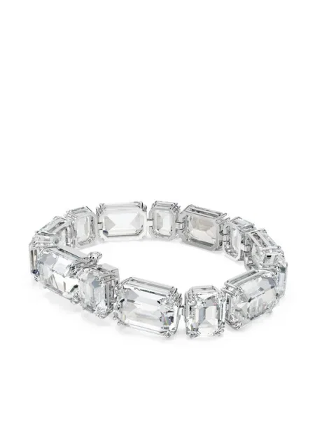 Swarovski Náramok strieborná / priehľadná